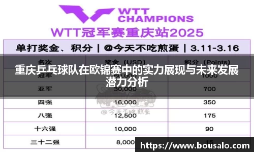 重庆乒乓球队在欧锦赛中的实力展现与未来发展潜力分析